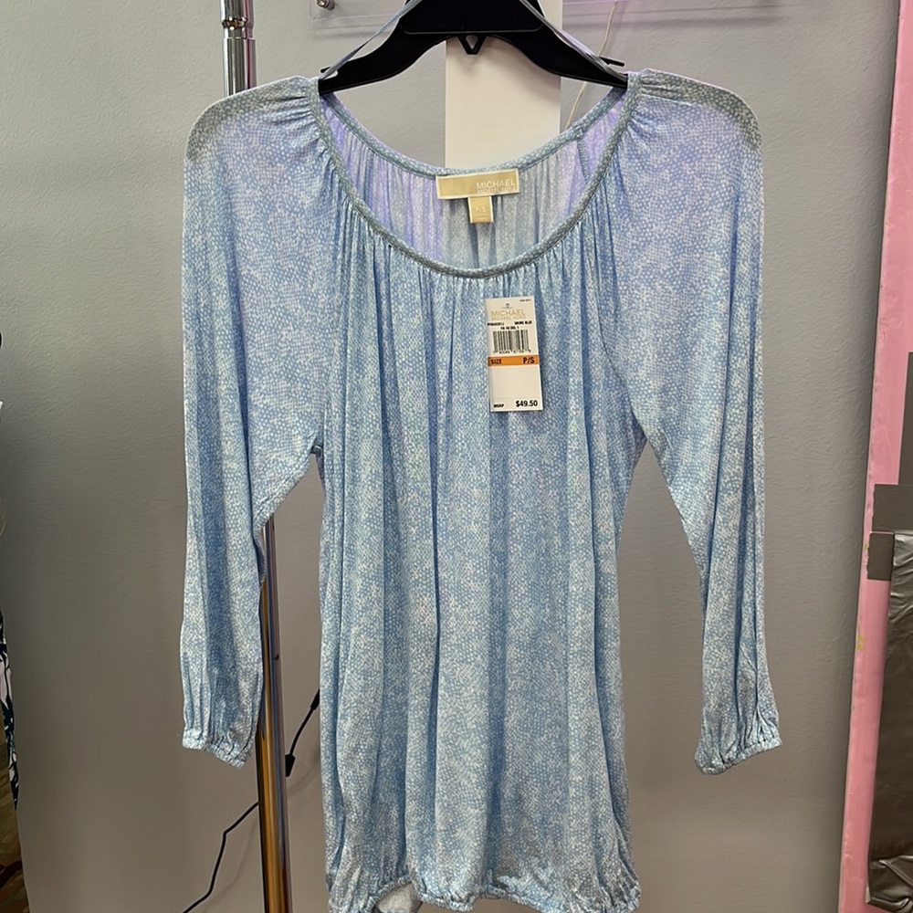 MK Snake print Top NWT
